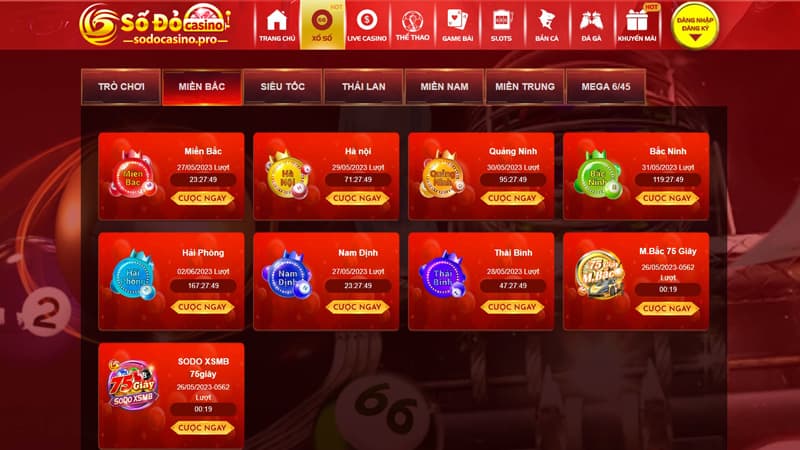 Xổ số miền Bắc - KUBET