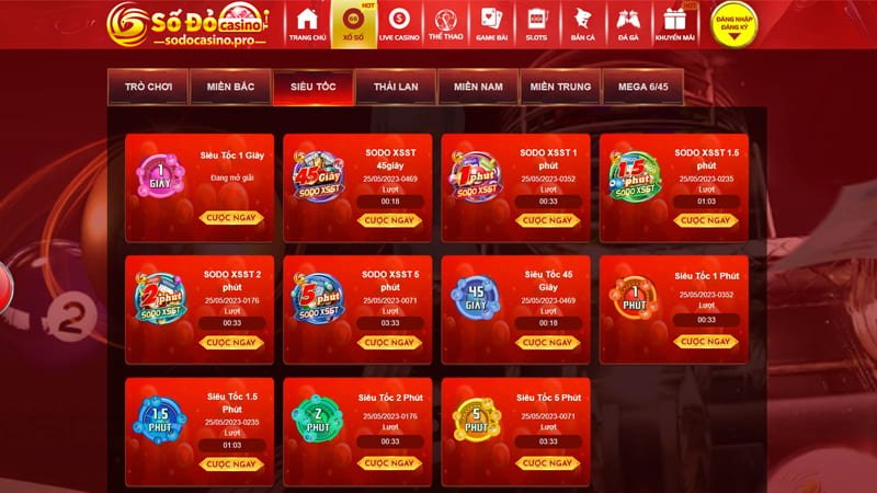 Xổ số siêu tốc độc quyền KUBET