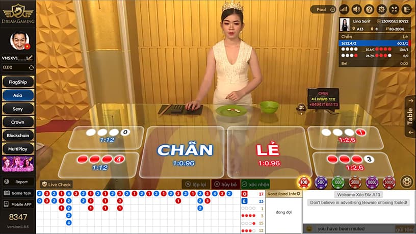 DG Live Casino tại KUBET